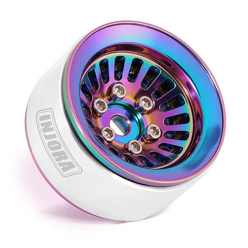 1/18 1/24 RCクローラー用 タービン 1.0インチ アルミビードロックホイール DGW-1055CL