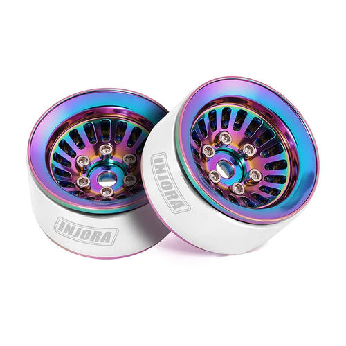 1/18 1/24 RCクローラー用 タービン 1.0インチ アルミビードロックホイール DGW-1055CL