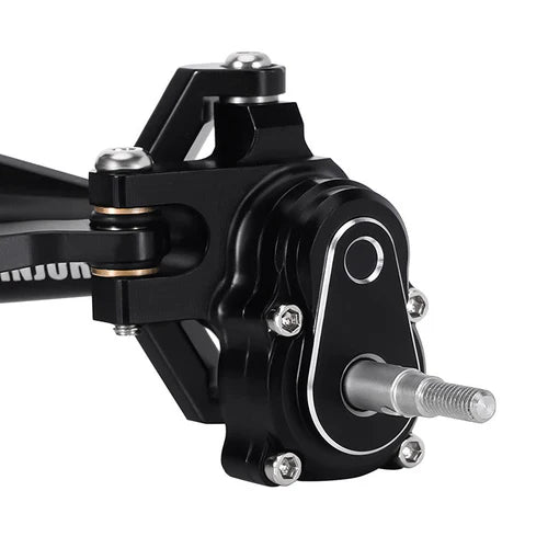 1/18 TRX4M用 +5mm ダイヤモンドポータルアクスル、レイダウンサーボマウント&リンク付き 4M-104(各色)