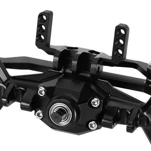 1/18 TRX4M用 +5mm ダイヤモンドポータルアクスル、レイダウンサーボマウント&リンク付き 4M-104(各色)