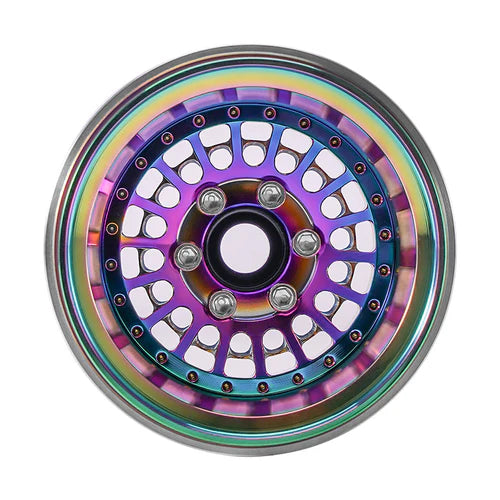 1/10 RCクローラー用 タービン 1.9インチ アルミビードロックホイール オフセット -10mm (4本)