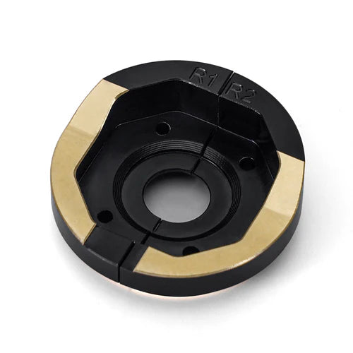 1/18 TRX4M用 真鍮製ステアリングナックルとカウンターウェイト