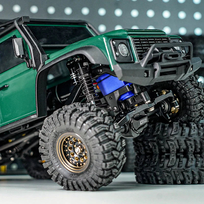 1/18 TRX4M用 59mmロングスレッドオイルショック 真鍮エンド・ダミータンク付き (2本、4本)