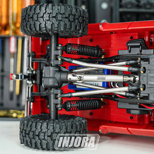 ステンレススチールドライブシャフト 1/18 RCクローラー TRX4M ハイトレイル K10 F150用 4M-72SR