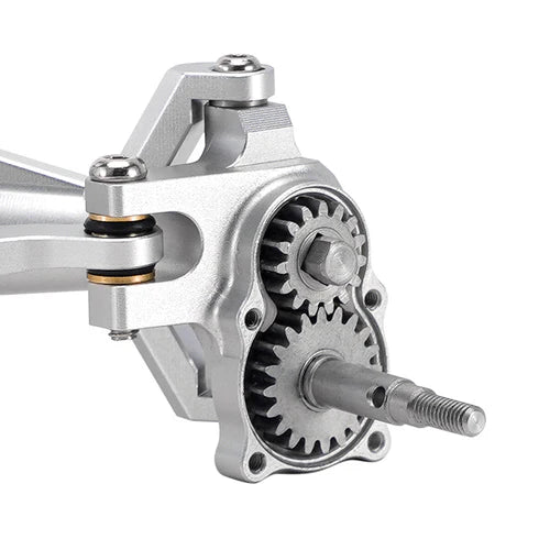 1/18 TRX4M用 +5mm ダイヤモンドポータルアクスル、レイダウンサーボマウント&リンク付き 4M-104(各色)