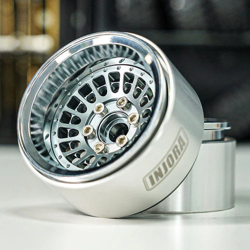 1/10 RCクローラー用 タービン 1.9インチ アルミビードロックホイール オフセット -10mm (4本)