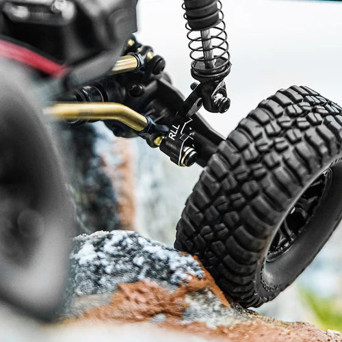 1/18 TRX4M ディフェンダーブロンコ用 CNCアルミフレックスブレードサスペンショントラベルエクステンション