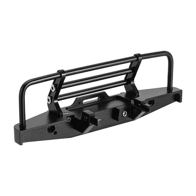 1/18 TRX4Mディフェンダー用 CNCアルミフロントリアバンパー(ライト付き)