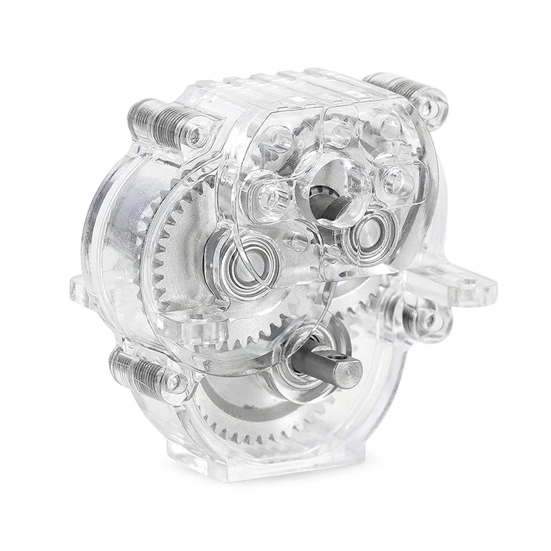 1/18 TRX4M用 アクリルハウジング付きトランスミッション