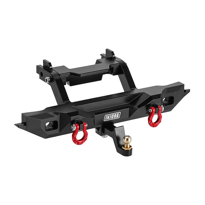 1/18 TRX4Mディフェンダー用 CNCアルミフロントリアバンパー(ライト付き)