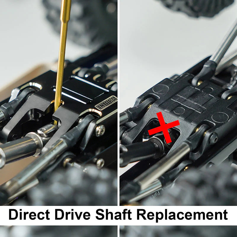 1/18 TRX4M用 真鍮スキッドプレート トランスミッションマウント 53g/個