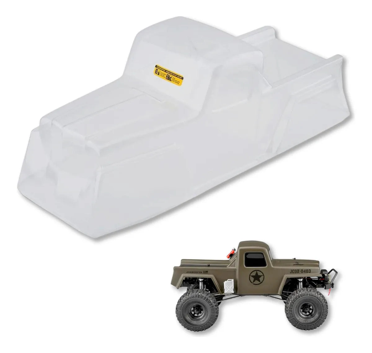 JCONCEPTS JCI クリープクローラークリアボディ 0403