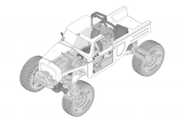 エレメントRC 1/10 エンデューロ トレイル トラック エクト ECTO ポータルアクスル グレー #40130