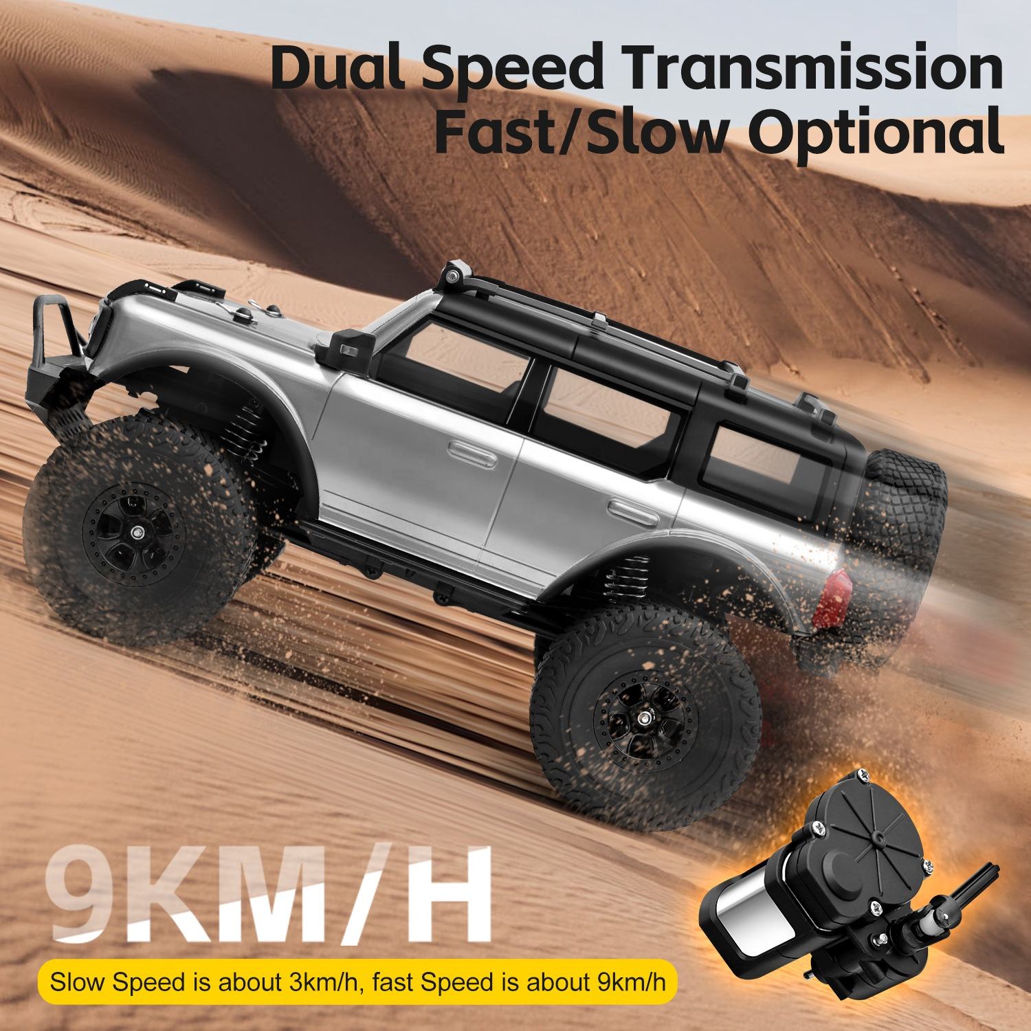 WLtoys 1/18 RCロッククローラーカー 4x4 オフロードトラック 184023各色