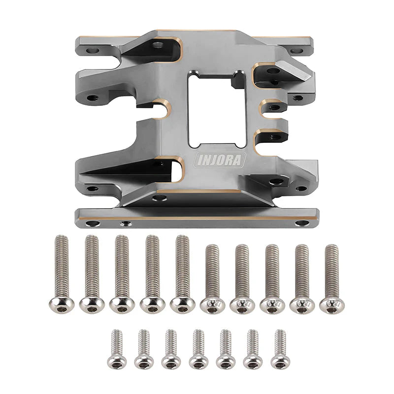 1/18 TRX4M用 真鍮スキッドプレート トランスミッションマウント 53g/個