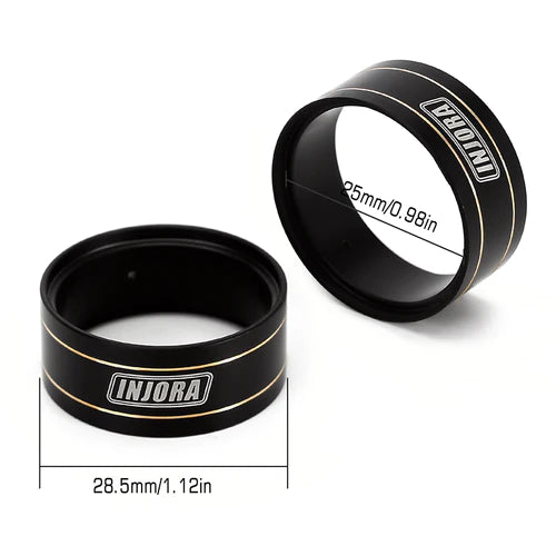 1/18~1/24 ミニクローラー 1.0 インチホイール用 真鍮インナークランプリング