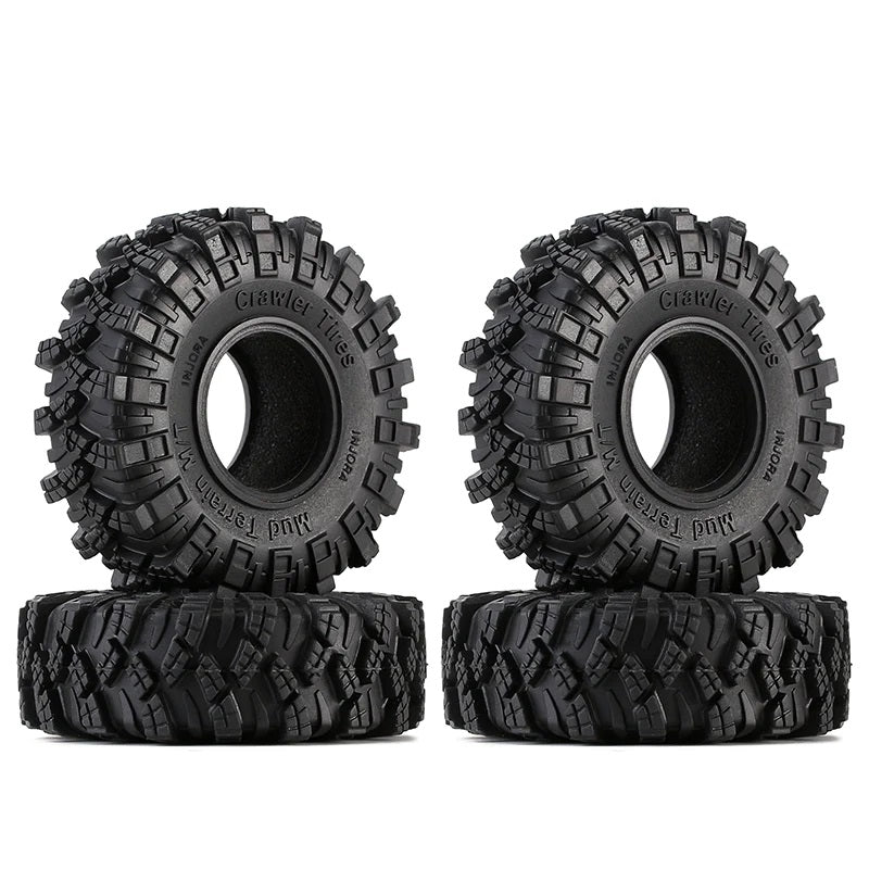 1/18~1/24 TRX4M SCX24 FCX24 ミニクローラー用 1.0 インチ M/T タイヤ Kraken Claw (スーパーソフトラバー)(4本) (62*20.5mm)
