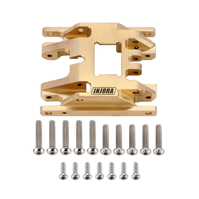 1/18 TRX4M用 真鍮スキッドプレート トランスミッションマウント 53g/個