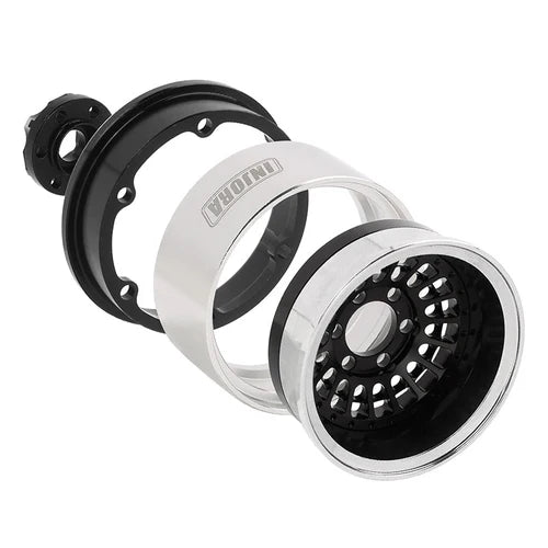 1/10 RCクローラー用 タービン 1.9インチ アルミビードロックホイール オフセット -10mm (4本)