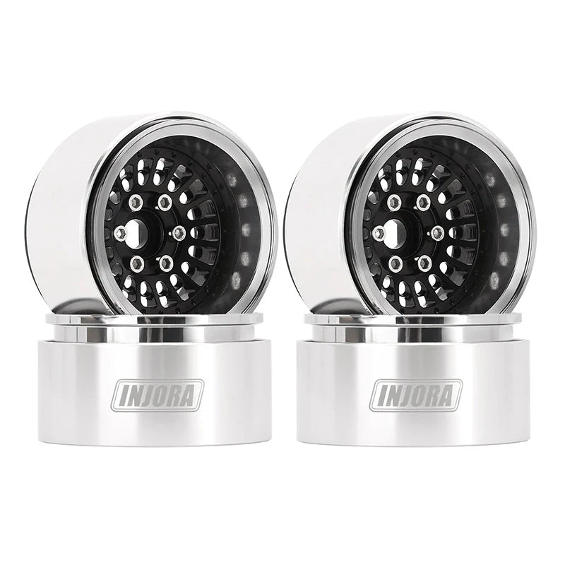 1/10 RCクローラー用 タービン 1.9インチ アルミビードロックホイール オフセット -10mm (4本)