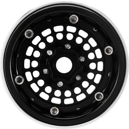 1/10 RCクローラー用 タービン 1.9インチ アルミビードロックホイール オフセット -10mm (4本)