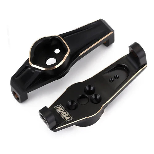 INJORA TRX-4 TRX-6用 ブラックコーティング 真鍮キャスターブロック Cハブ #8232