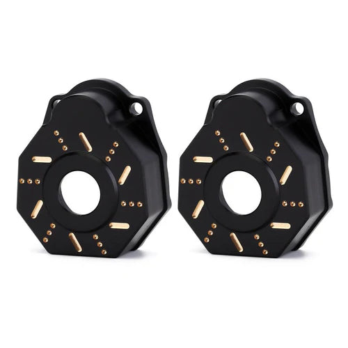 INJORA 49g/個 黒真鍮製アウターポータルドライブハウジング #8251 TRX-4 TRX-6用