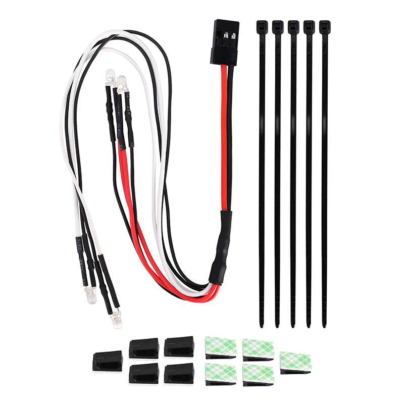 1/18 トラクサス TRX4M適合 ヘッドライト & テールライト LED ライトキット