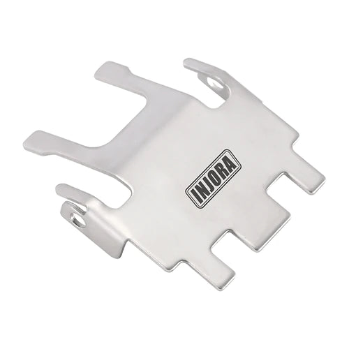 1/18 トラクサス TRX4M適合 ステンレススチール シャーシ アーマー スキッド プレート アクスル プロテクター