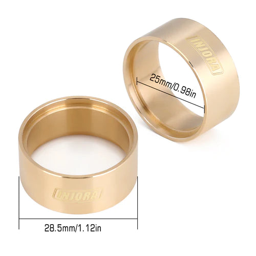 1/18~1/24 ミニクローラー 1.0 インチホイール用 真鍮インナークランプリング