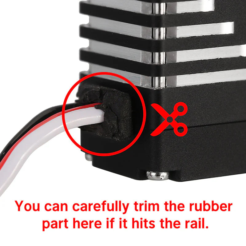 1/18 TRX4M用 11KG コアレス高トルクマイクロサーボ セット