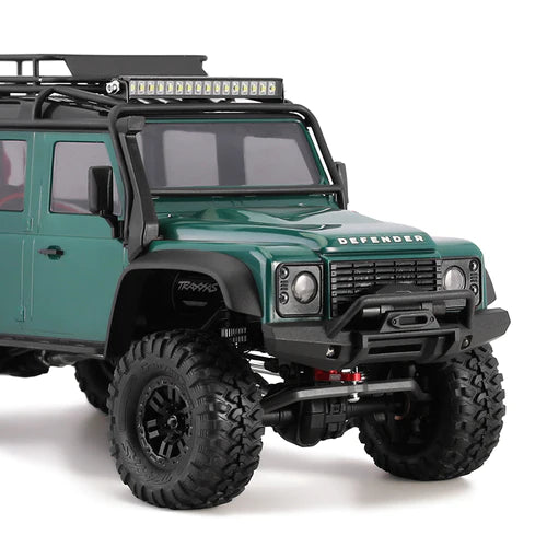 1/18 トラクサス TRX4M適合 16LED メタル ライトバー Y ワイヤー付き ディフェンダー用