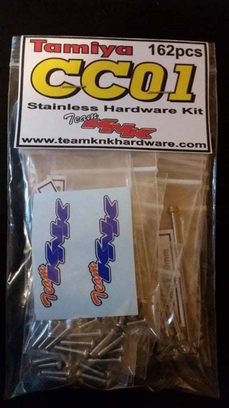 TEAM KNK チームKNK タミヤ CC-01 ステンレスハードウェアキット KNKTCC001
