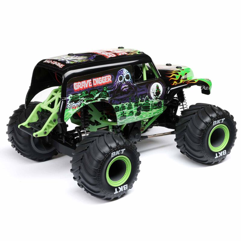 LOSI 1/18 ミニ LMT 4X4 モンスター トラック RTR、Grave Digger