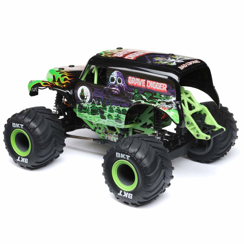 LOSI 1/18 ミニ LMT 4X4 モンスター トラック RTR、Grave Digger