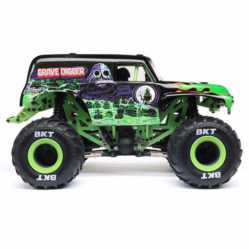 LOSI 1/18 ミニ LMT 4X4 モンスター トラック RTR、Grave Digger