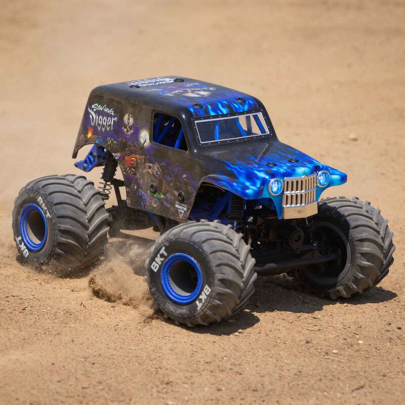LOSI 1/18 ミニ LMT 4X4 モンスター トラック RTR、Son-Uva Digger