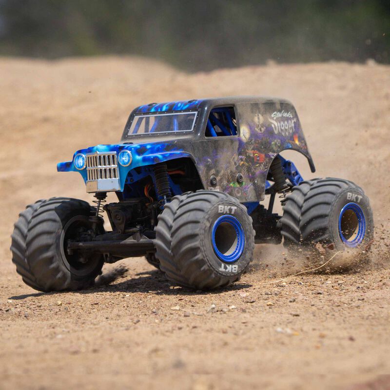 LOSI 1/18 ミニ LMT 4X4 モンスター トラック RTR、Son-Uva Digger