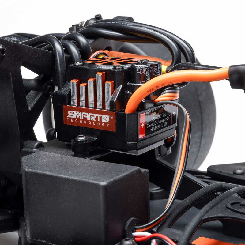 LOSI 1/10 '68 フォード F100 22S 2WD ノープレップ ドラッグトラック ブラシレス RTR、Losi Garage ブラック LOS03045T2