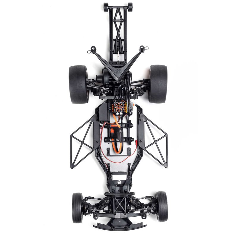 LOSI 1/10 '68 フォード F100 22S 2WD ノープレップ ドラッグトラック ブラシレス RTR、Losi Garage ブラック LOS03045T2