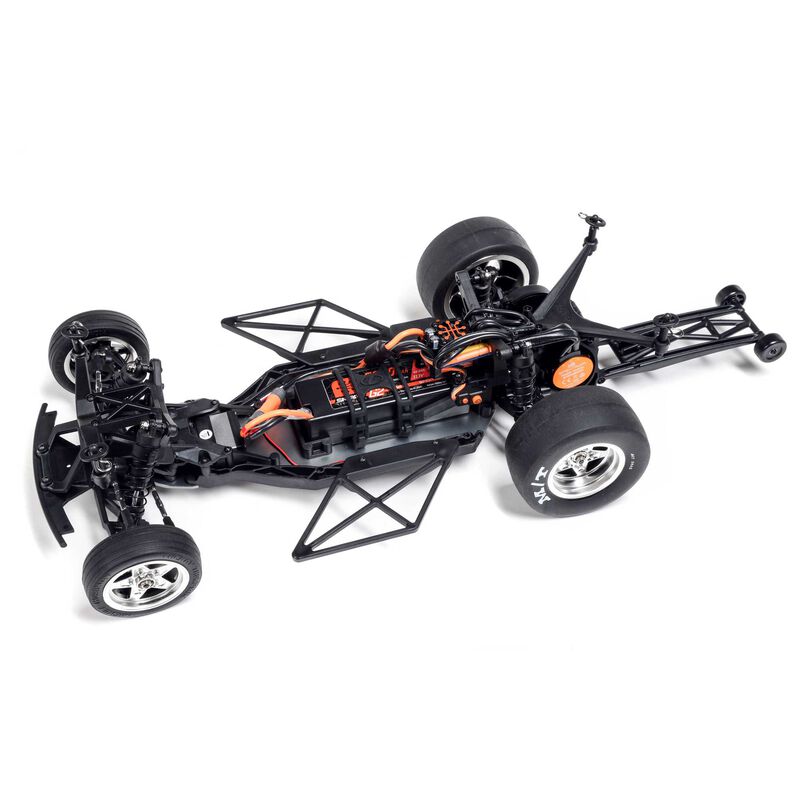 LOSI 1/10 '68 フォード F100 22S 2WD ノープレップ ドラッグトラック ブラシレス RTR、Losi Garage ブラック LOS03045T2