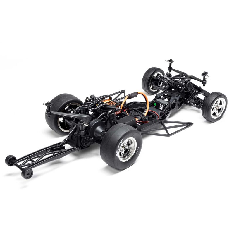 LOSI 1/10 '68 フォード F100 22S 2WD ノープレップ ドラッグトラック ブラシレス RTR、Losi Garage ブラック LOS03045T2
