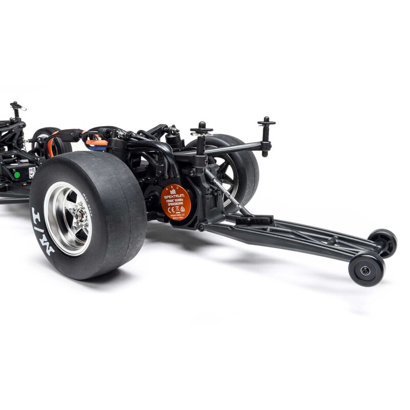LOSI 1/10 '68 フォード F100 22S 2WD ノープレップ ドラッグトラック ブラシレス RTR、Losi Garage ブラック LOS03045T2