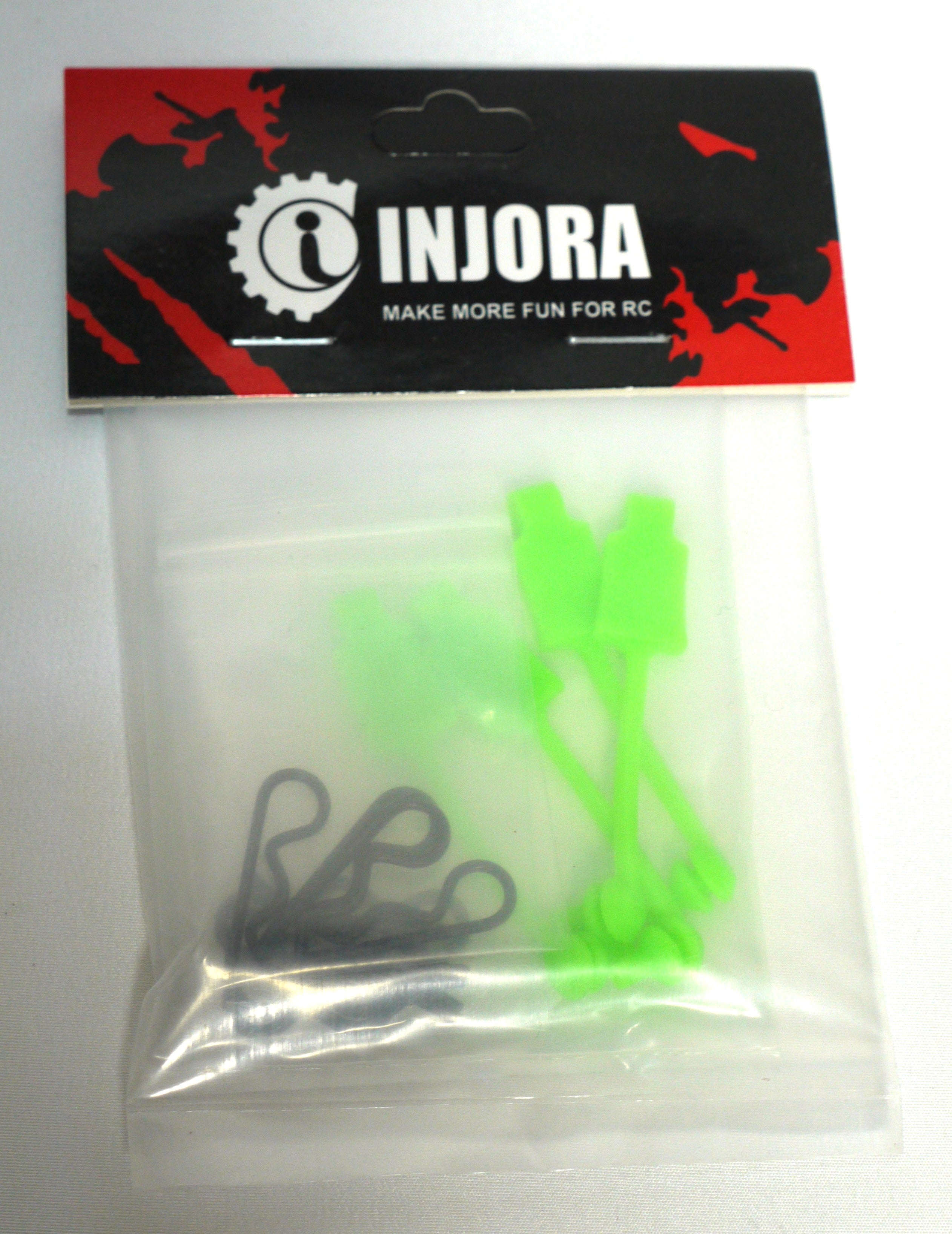 1/10 1/8 RCカー用 シリコンゴム製ボディクリップリテーナー 4個 YQ-BP04(各色)