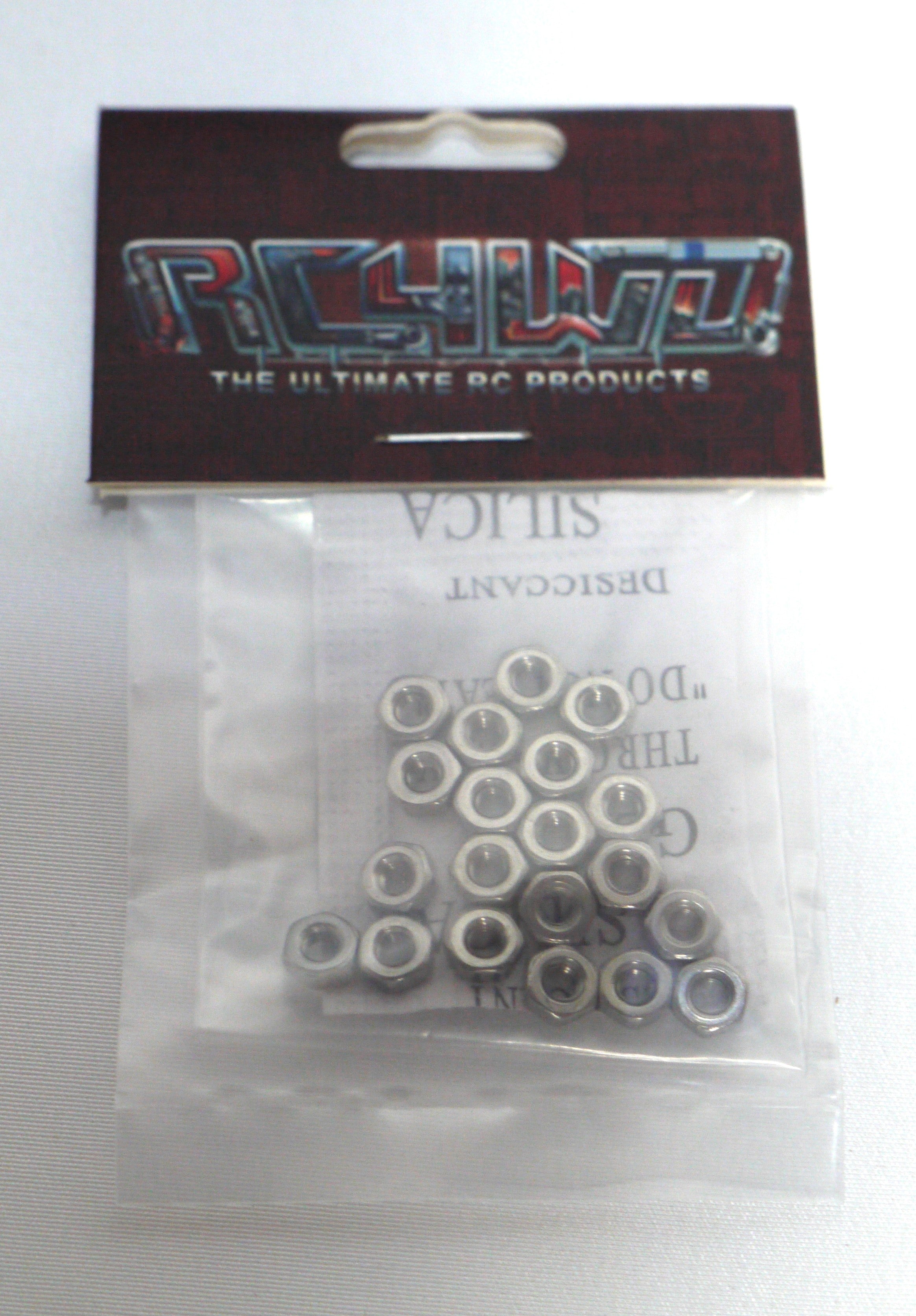 RC4WD M2.5 シルバーナット レギュラー 20個 Z-S0369