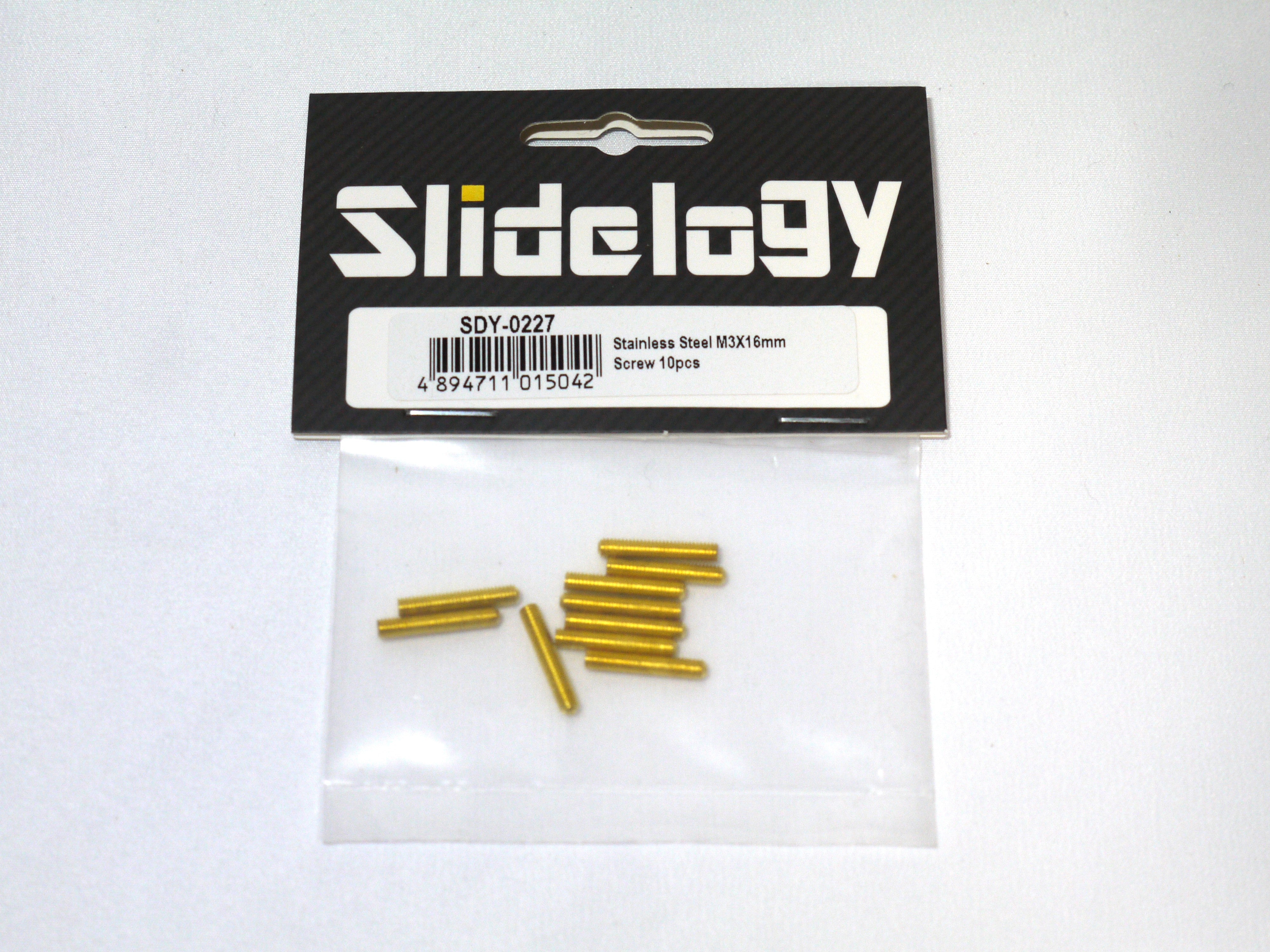Slidelogy ステンレススチール M3X16mm ビス 10個 SDY-0227