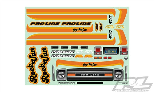 プロライン 1/10 70年代ロックバン クリアボディ(ホイールベース12.3インチ(313mm)スケールクローラー用)3552-00 - RCTRAIL