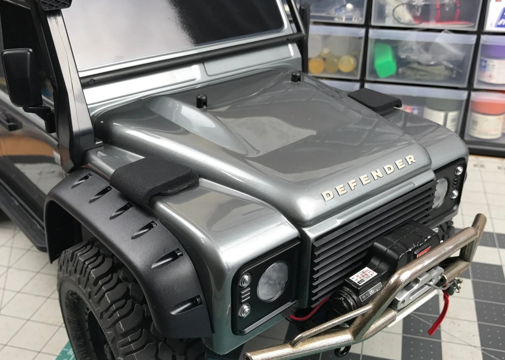 Knight Customs トラクサス TRX4 D110 ディフェンダー用ディテールパーツセット ナイトカスタム
