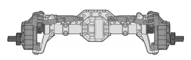 エレメントRC 1/10 エンデューロ トレイル トラック エクト ECTO ポータルアクスル グレー #40130