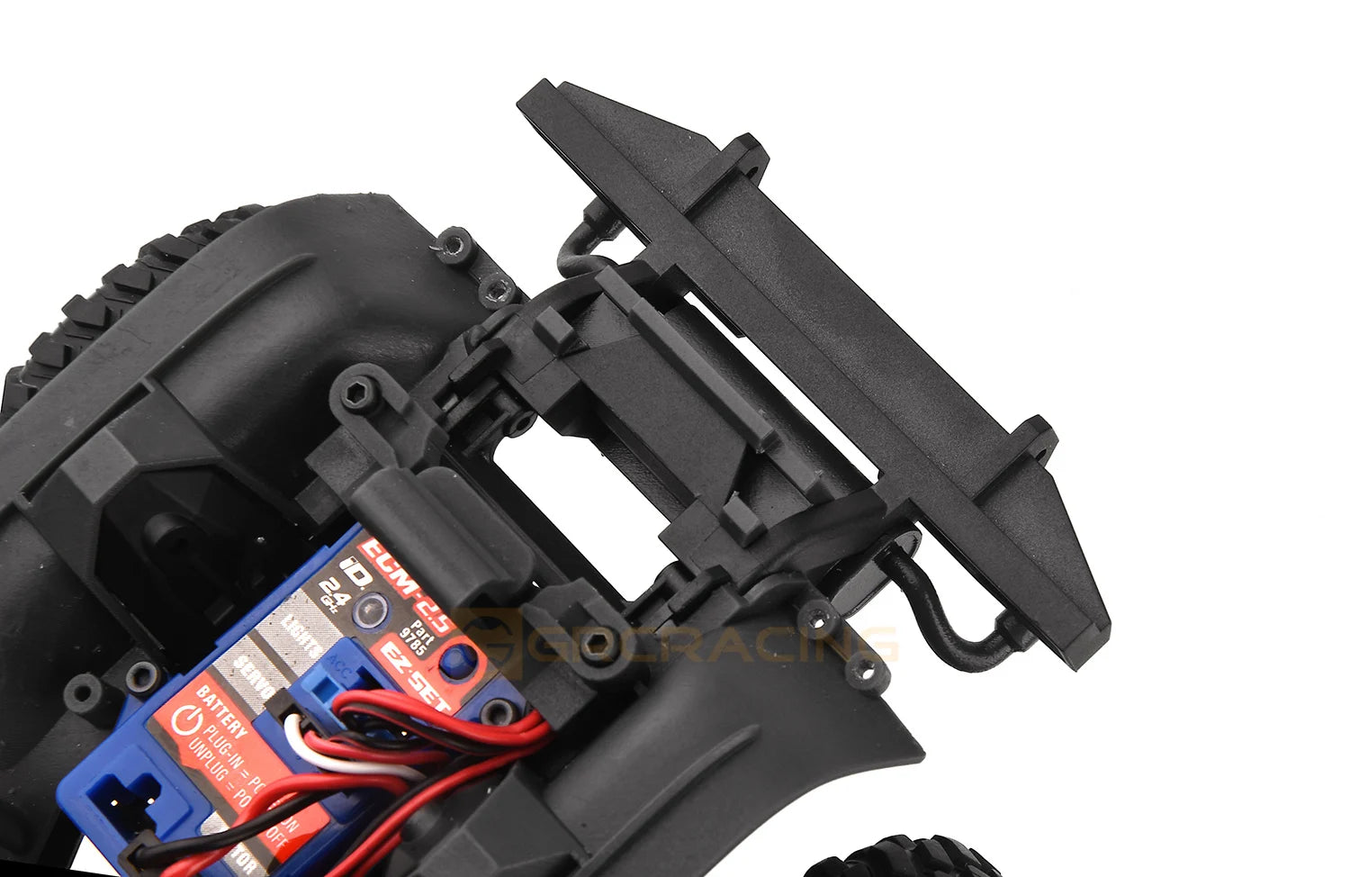 GRC トラクサス TRX4M ディフェンダー 用 デュアルエキゾースト TRX4M Defender オリジナルリアバンパー (3Dプリント) G178SP